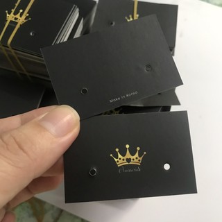 Thanh lý) nhãn mác tag giấy 100 cái 9x2cm