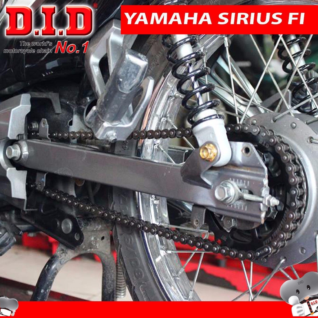 Nhông sên dĩa Sirius FI - Sên đen 10ly DID HDS - Thái Lan