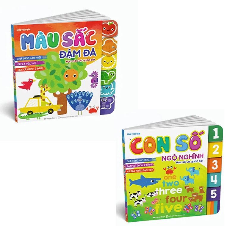 Sách - Combo Con Số Ngộ Nghĩnh và Màu Sắc Đậm Đà