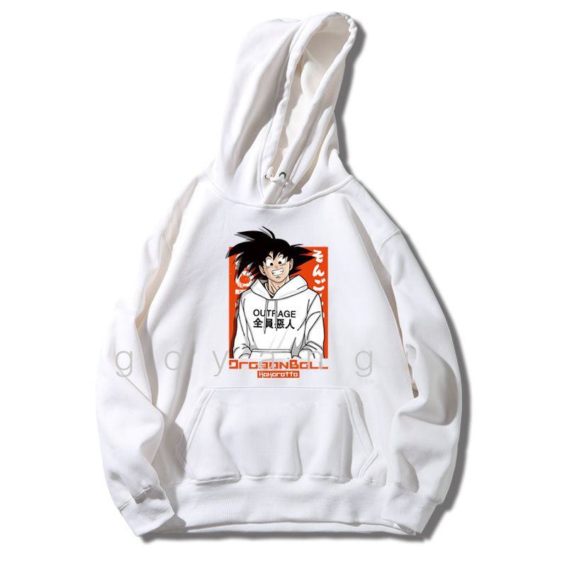 Áo hoodie Goku oversize Unisex phong cách Hàn Quốc