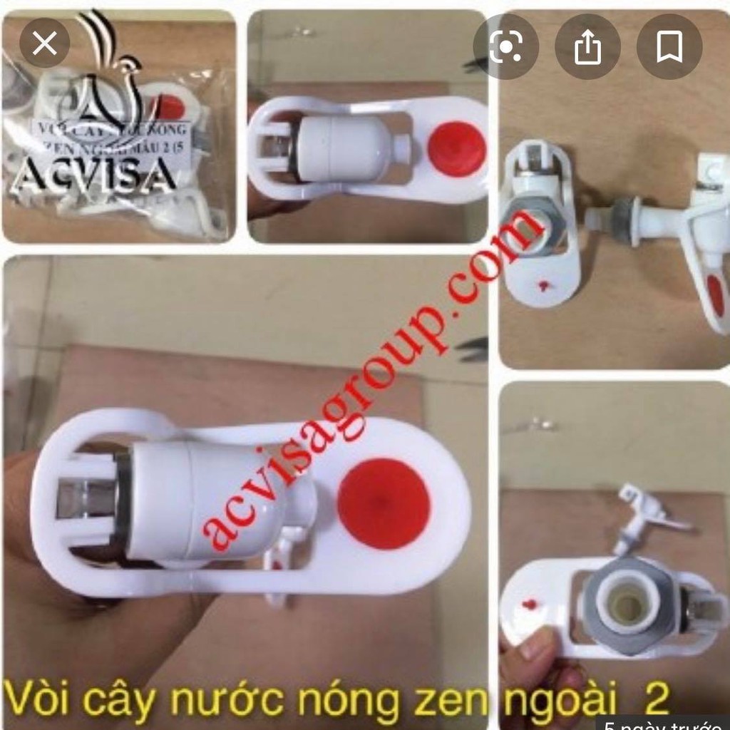 Combo 2 Vòi Cây Nước Lạnh/ Nóng Zen Trong/ Ngoài Mẫu 1/ 2