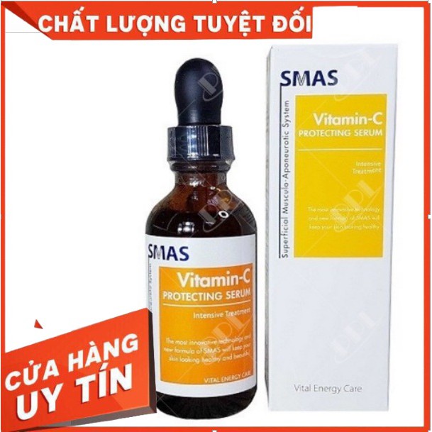 SERUM C SMAS tinh chất C dưỡng trắng sáng da mờ thâm sạm nám VITAMIN-C PROTECTING SERUM SMAS 60ml
