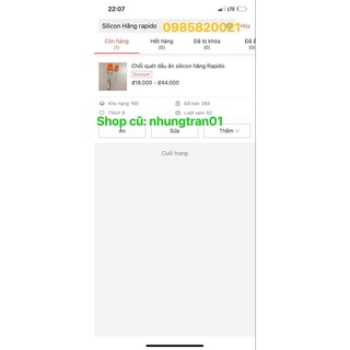 Chổi quét dầu ăn silicon hãng Rapido