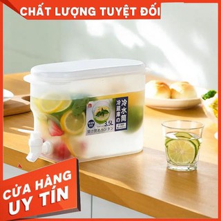 Bình nước có vòi 3.5l - bình nước để tủ lanh - bình nước 3.l tủ lạnh