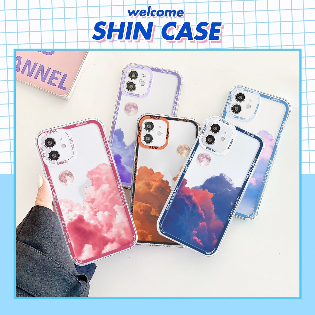 Ốp lưng iphone Cloudy trong cạnh vuông 6/6plus/6s/6splus/7/7plus/8/8plus/x/xr/xs/11/12/13/pro/max/plus/promax