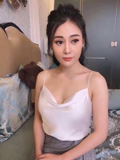 Áo hai dây đổ ngực lụa satin