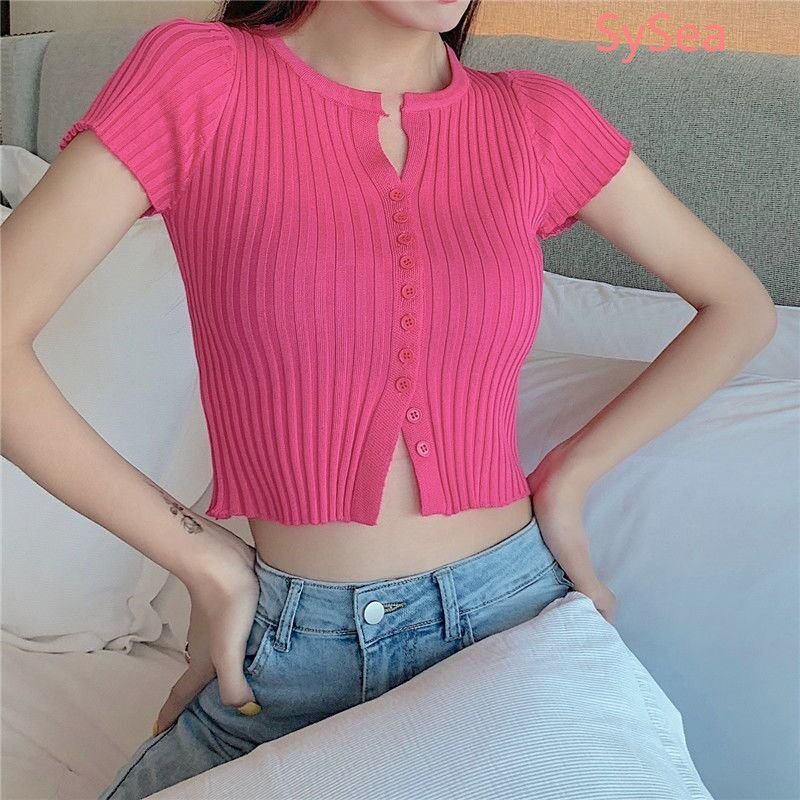 Áo Cardigan Dệt Kim Màu Sắc Thời Trang Mùa Hè Cho Nữ