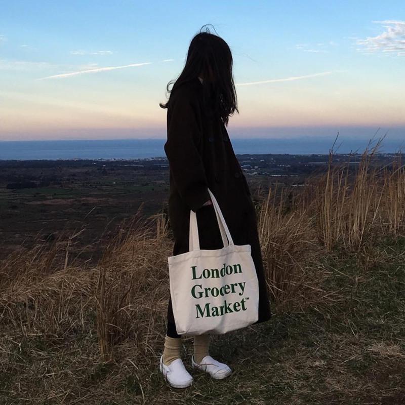 Túi xách canvas đeo vai kiểu dáng đơn giản trẻ trung