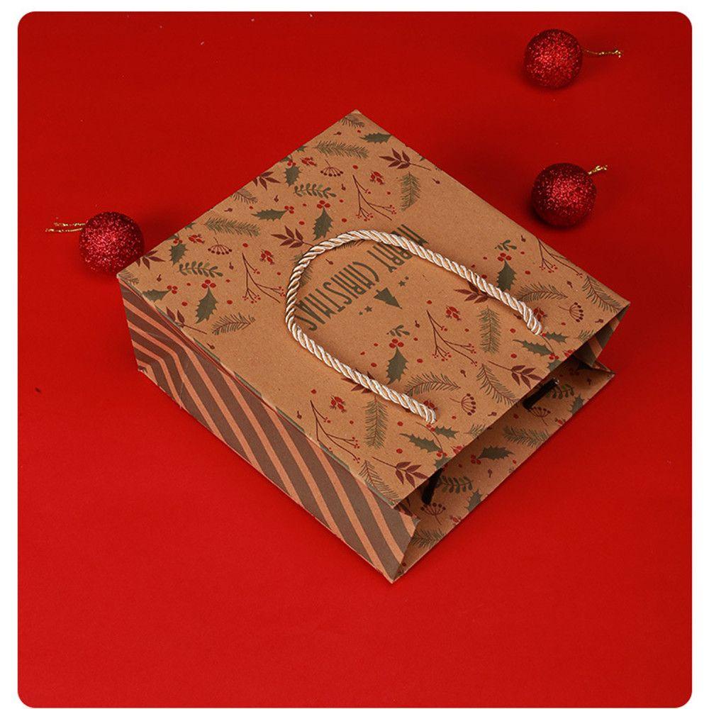 LAKAMIER Túi Giấy Kraft Đựng Quà Giáng Sinh Chất Lượng Cao