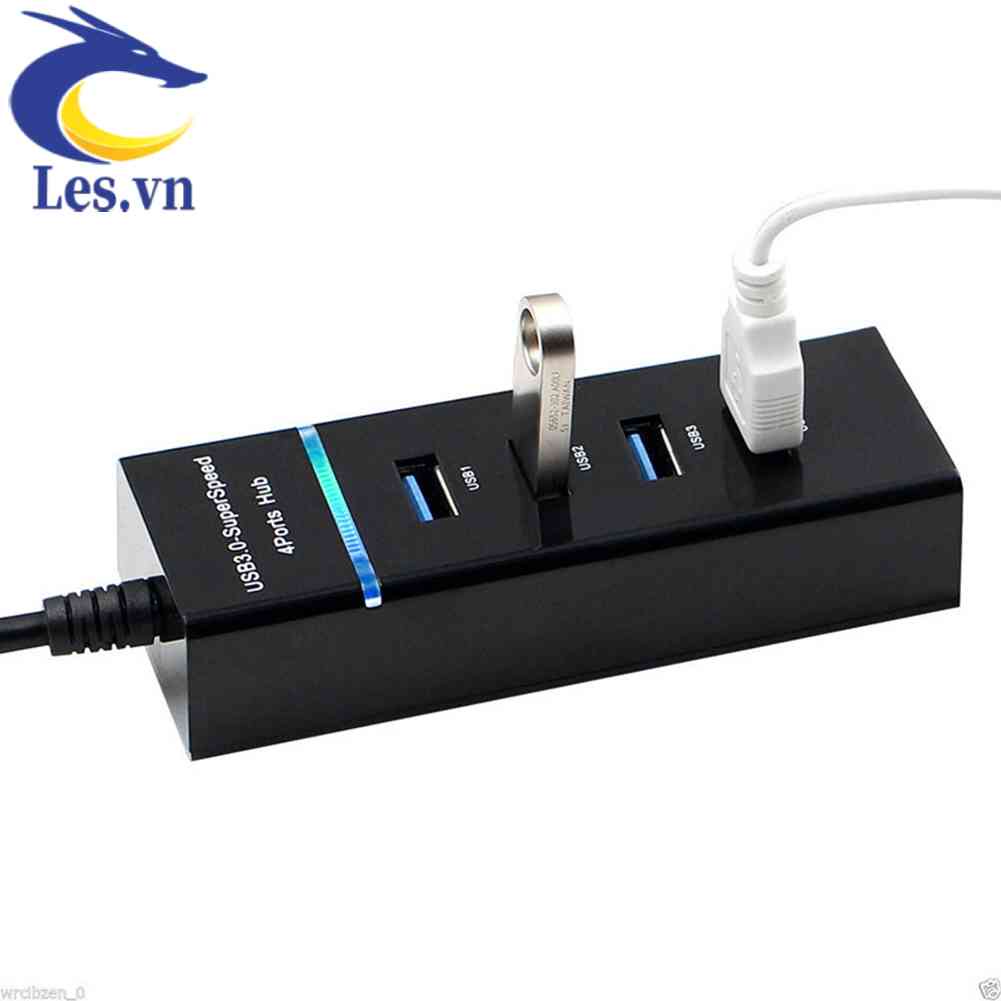 Cáp ChuyểN ĐổI Hub 4 CổNg USB 3.0 TốC Độ Cao 5Gbps Cho Laptop / PC