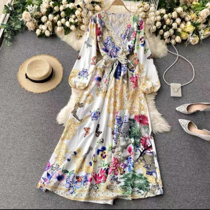 Mới Nhất Đầm MAXI Quấn MAXI Nhập Khẩu Màu Trắng - Đóng Gói Riêng Lẻ Để Gửi Hàng)
