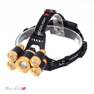 Đèn Led Đội Đầu 5 Mắt - Siêu Sáng