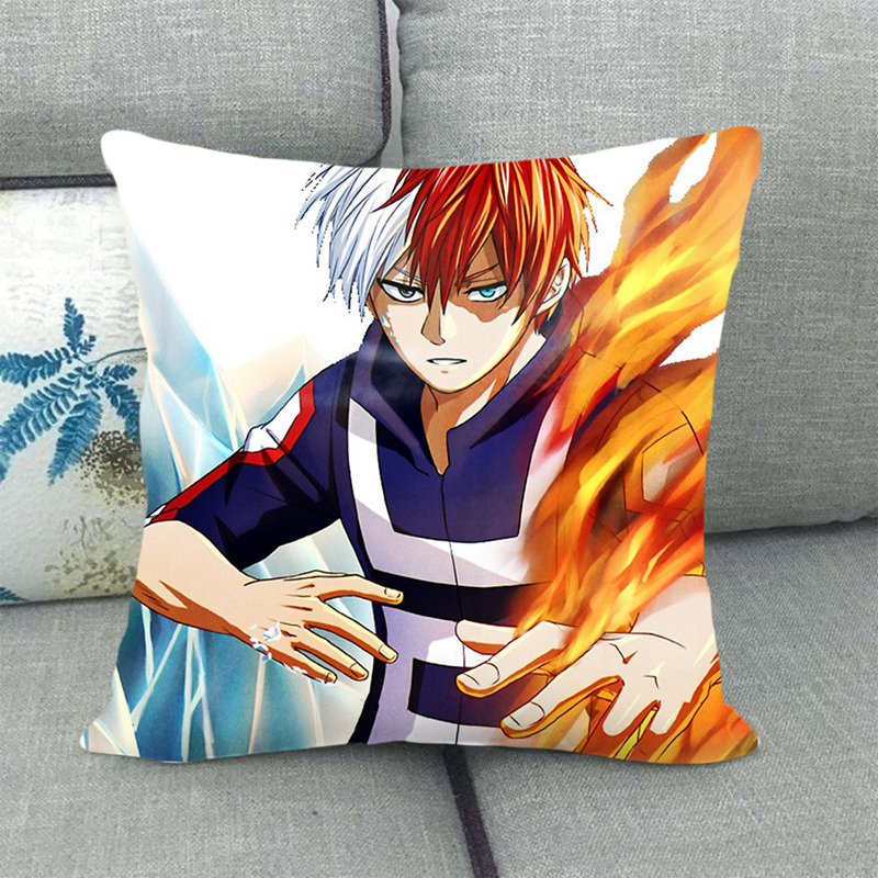 Vỏ Gối In Hình Nhân Vật Phim My Hero Academia Kích Thước 45x45cm