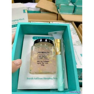 Combo: mặt nạ nhụy hoa nghệ tây tươi collagen và serum lựu đỏ