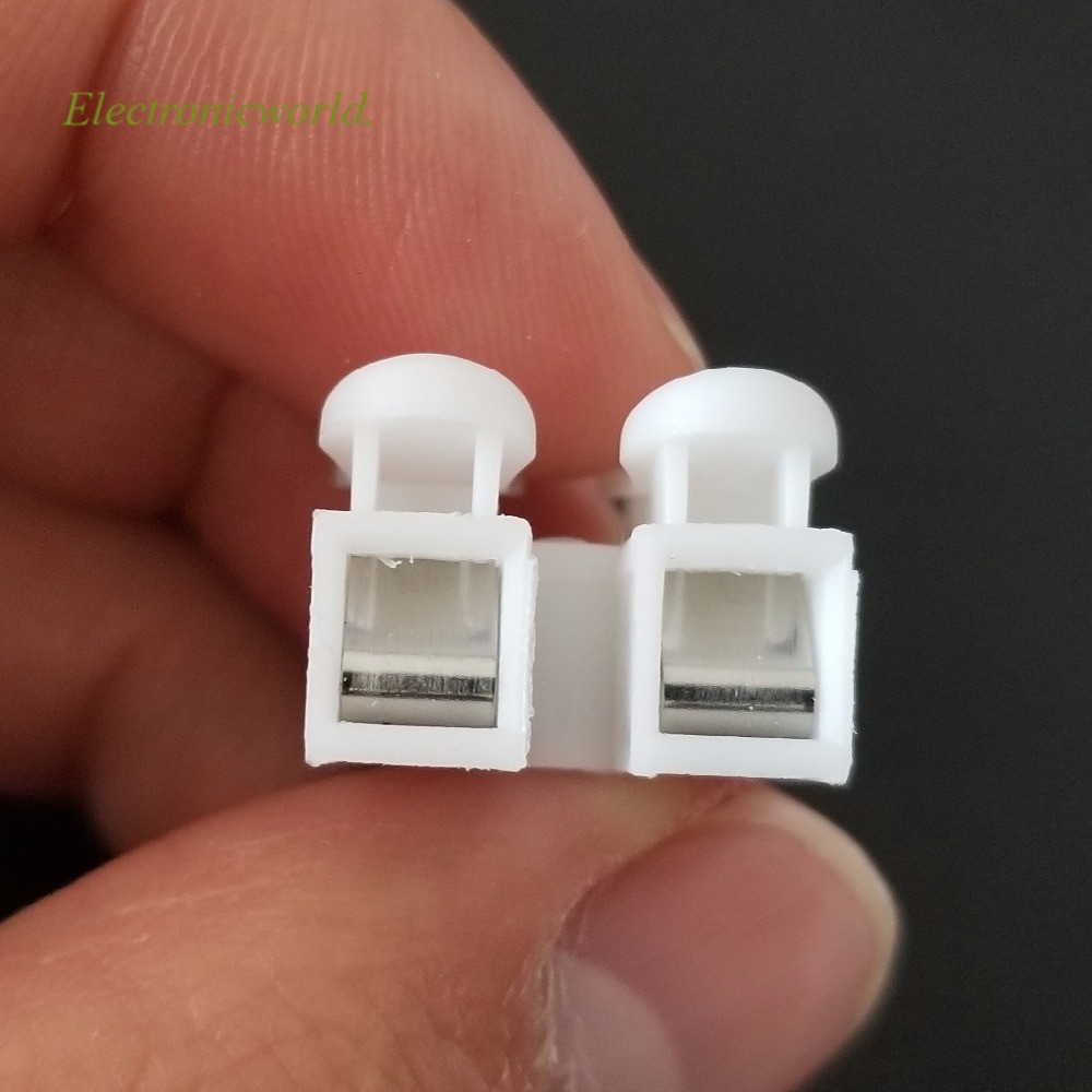 Khối nối dây điện G7 Ch-2 250V màu trắng