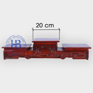 Tam sơn gỗ hương 20cm