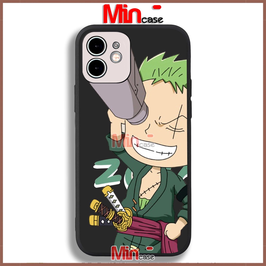 Ốp lưng iPhone cặp đôi anime viền vuông silicon mềm dẻo cho iphone 6/6s/7/8/X/XS/XR/11/12/13 Pro Plus Max Luffi zoro