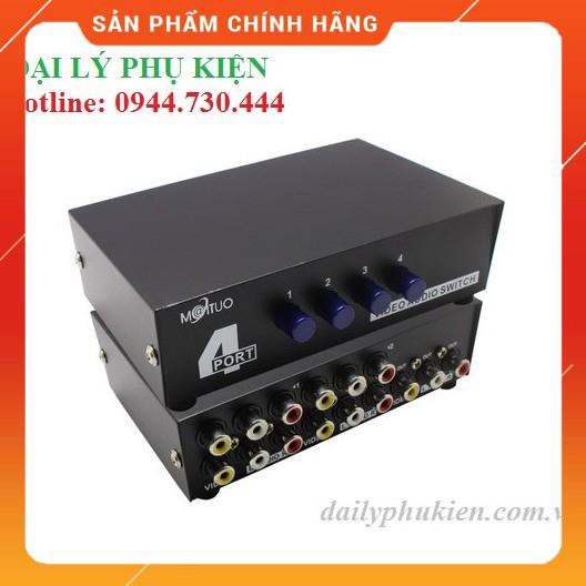 Bộ chia AV 4 vào 1 MTVIKI dailyphukien