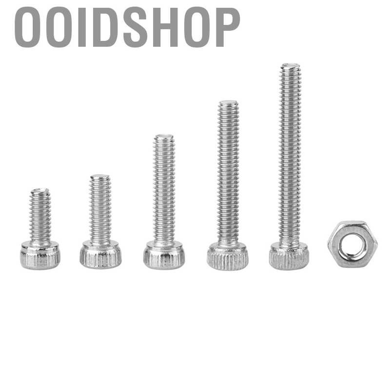Bộ 210 Ốc Vít Lục Giác Bằng Thép Không Gỉ M2.5 6mm 20mm Ss304