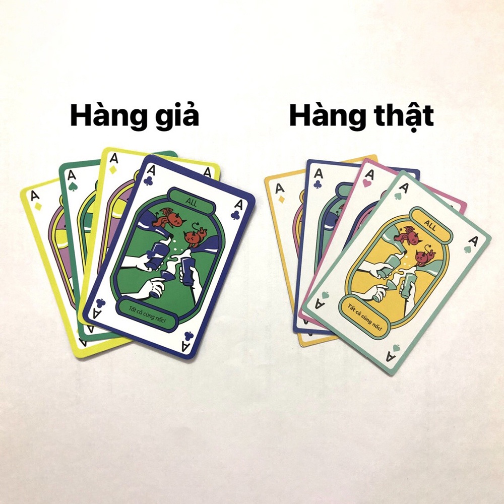 Bộ Bài Từng Trải 52 Lá Bài Drinking Game Thích Hợp Dùng Để Làm Quen Soi Xét Chiếu Cũ Chiếu Mới TGTRAI