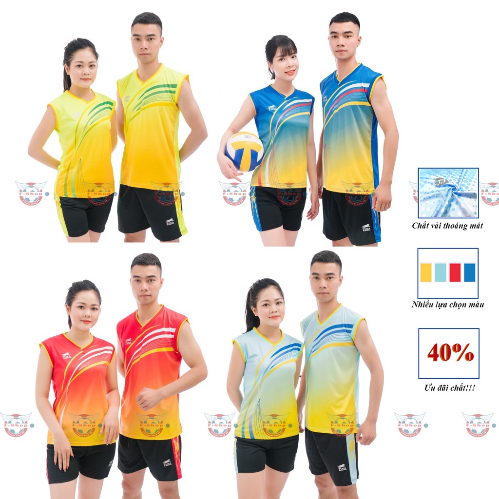 Bộ Quần Áo Bóng Chuyền Nam Nữ Z03- Bộ quần áo bóng chuyền sát nách- Đồ bóng chuyền cao cấp ⚡