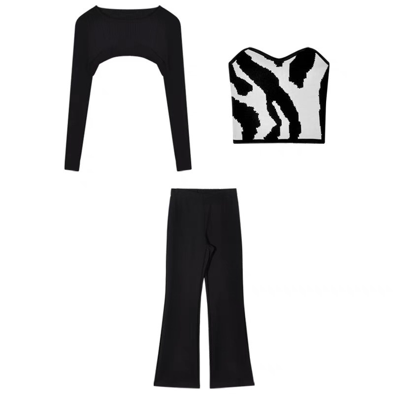 Áo ống ôm body chất liệu len tăm co giãn | BigBuy360 - bigbuy360.vn