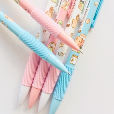 BC25 bút chì sumikko tay cầm vân nổi pastel bút chì cute bút dễ thương