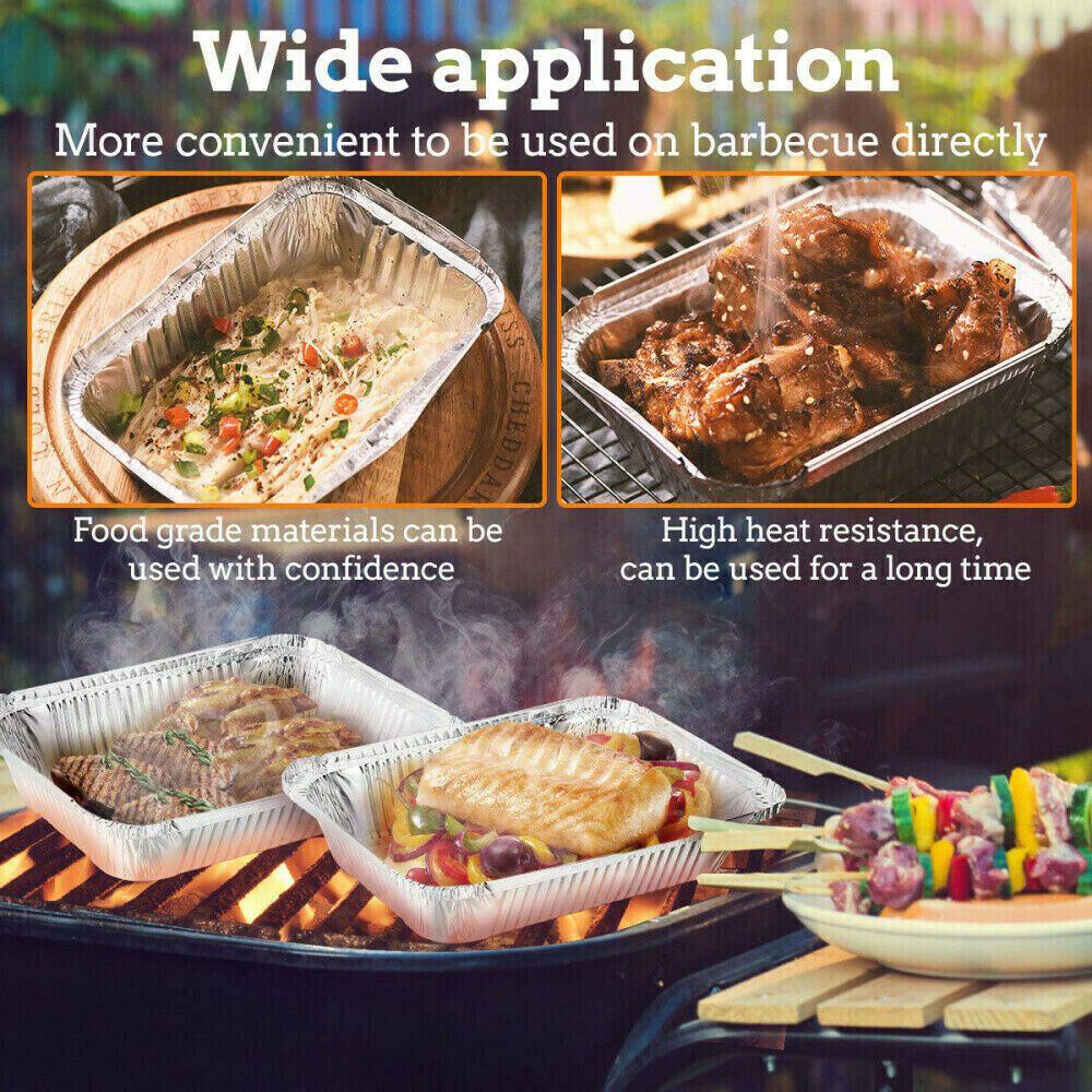 Chảo Lá Nhôm Thiếc Dùng Một Lần Thay Thế Cho Lò Nướng Bbq