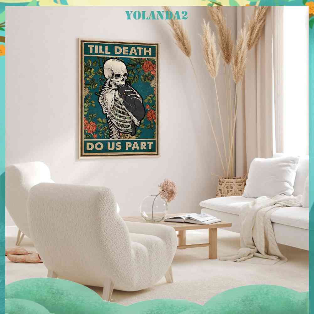 Tranh Thêu Chữ Thập Thủ Công Hình Mèo Đầu Lâu 11CT