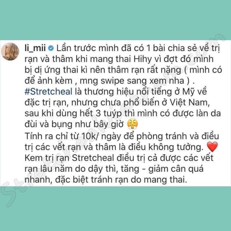 Kem bôi rạn da Stretcheal 180ml