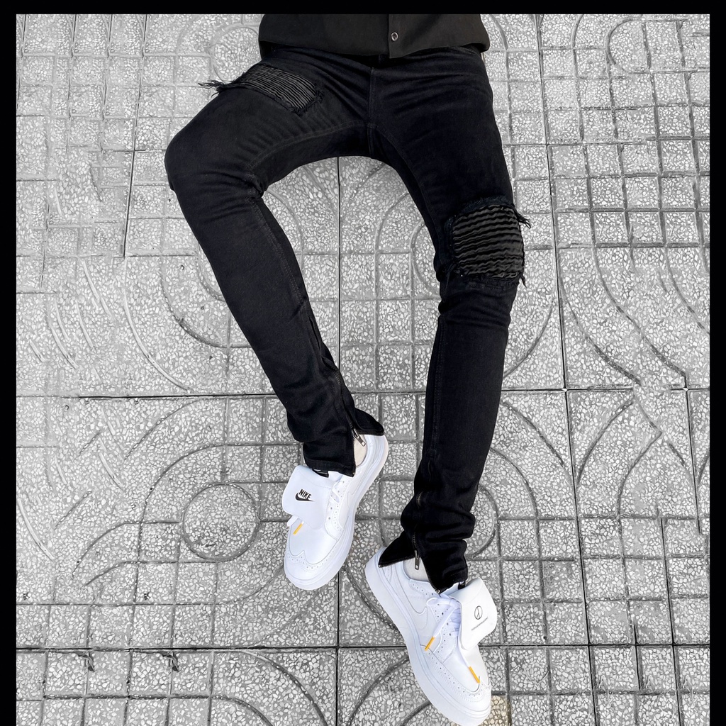 Quần jean zipper thời trang phong cách QJ6 - MAKVN