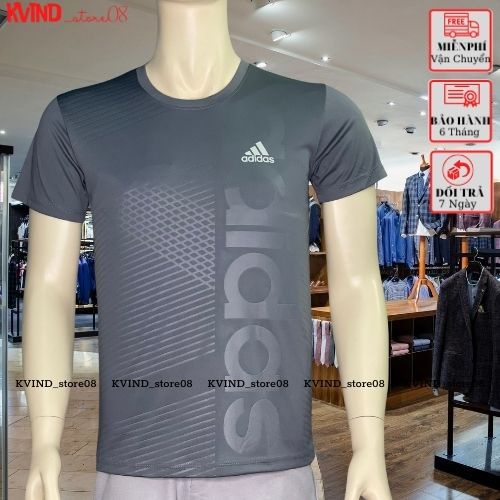 ⭐ Áo Thun Nam Áo Thể Thao Nam Vân Chìm 3d 6 màu Chất Liệu Thun Lạnh _KVINDstore08