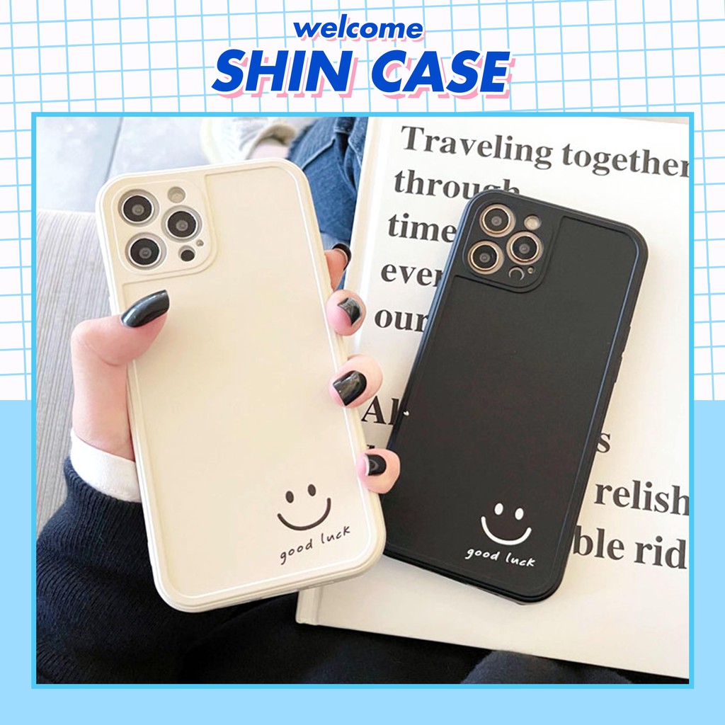 Ốp lưng iphone Lucky Face cạnh vuông 6/6plus/6s/6splus/7/7plus/8/8plus/x/xr/xs/11/12/13/pro/max/plus/promax