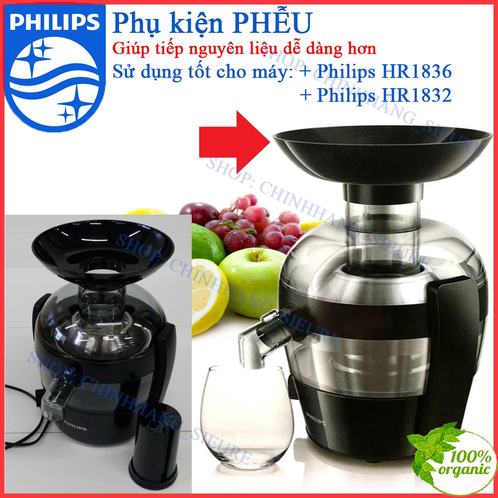 - Máy ép trái cây Philips HR1836