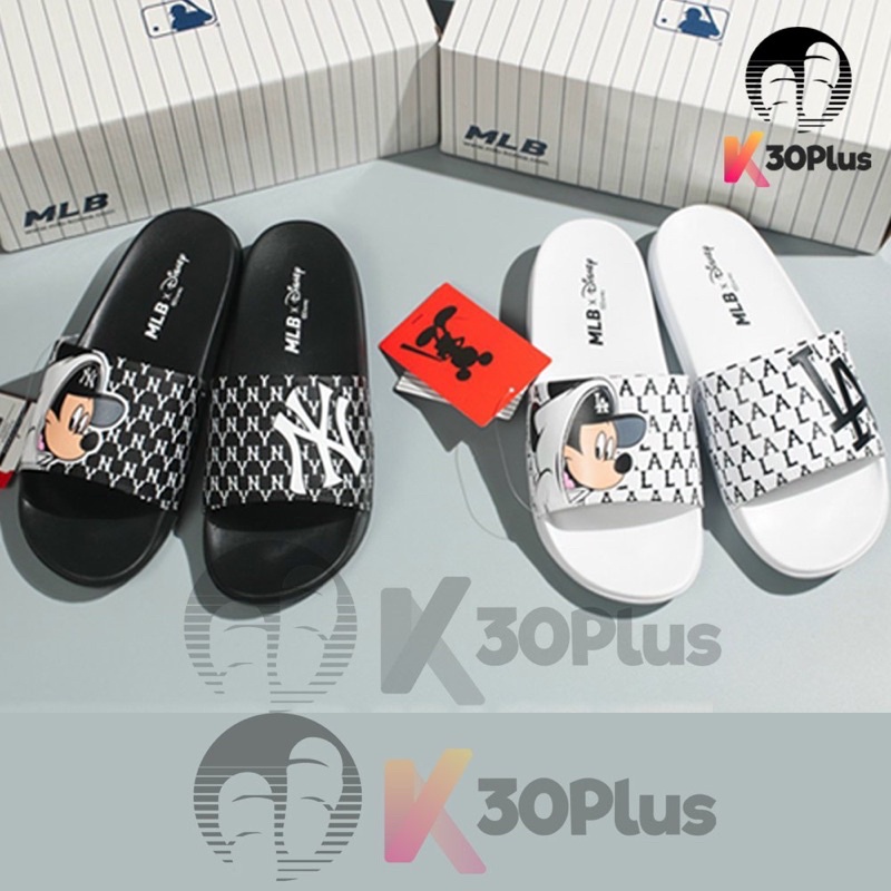 Dép MLB MicKey Quai Ngang logo Ny,LA