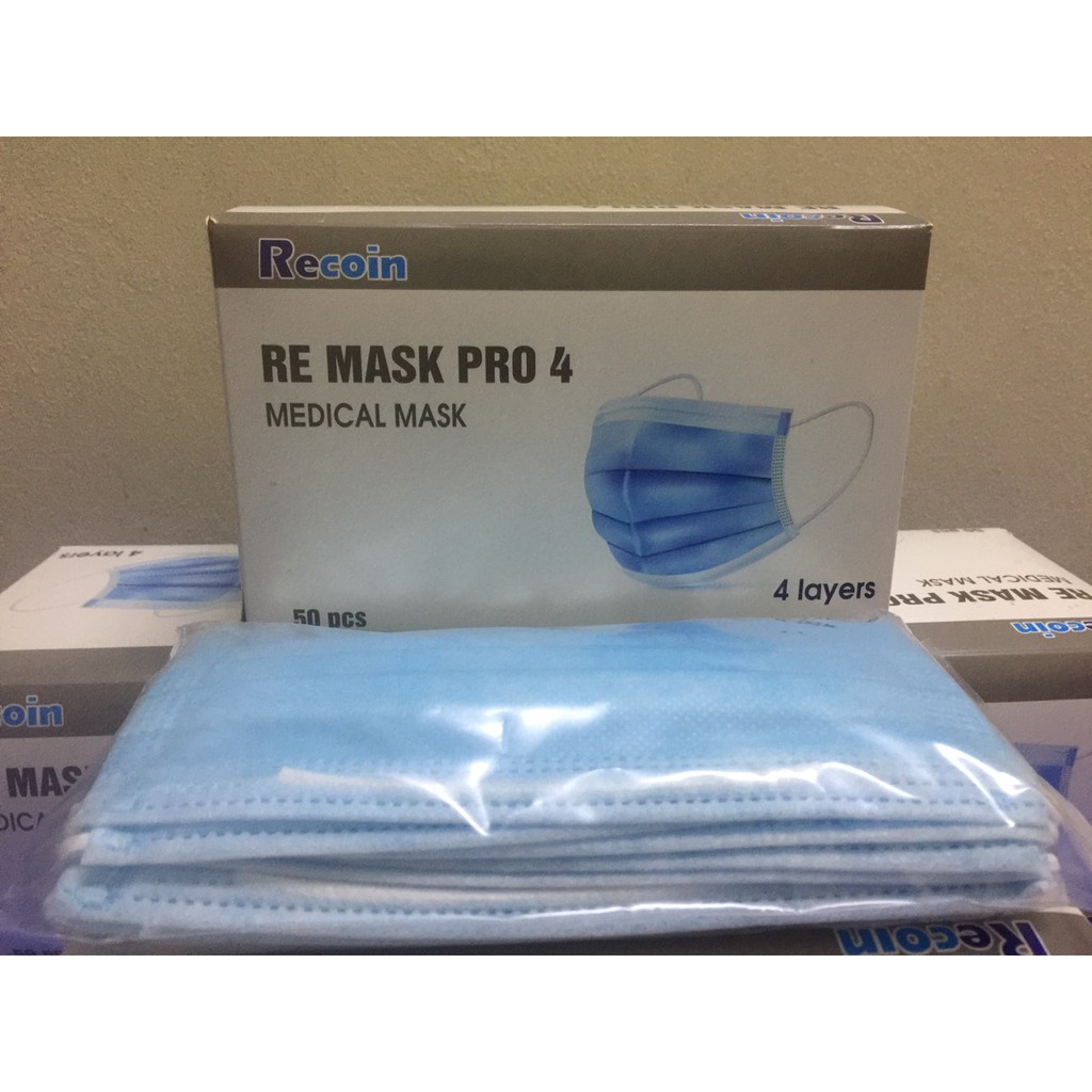 Hộp 50 khẩu trang y tế 4 lớp RE Mask Pro 4 | BigBuy360 - bigbuy360.vn