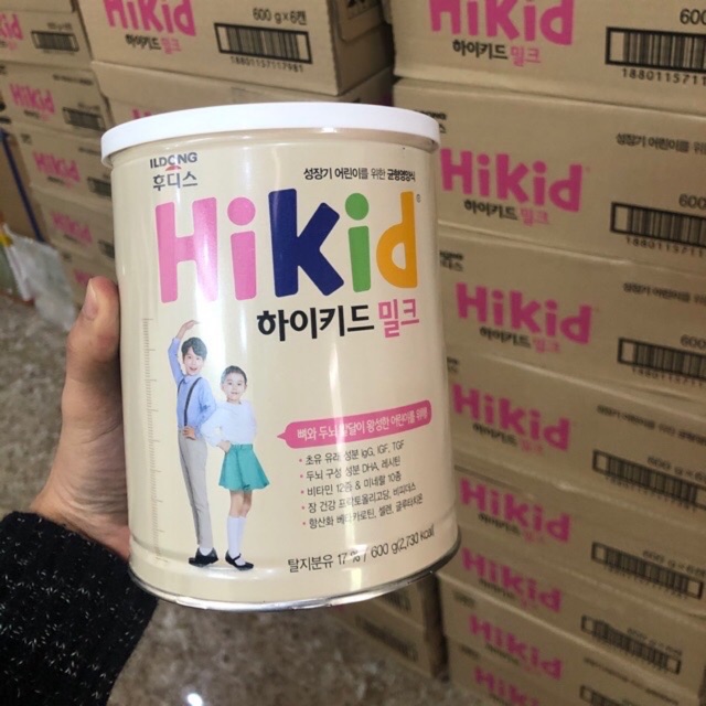 Sữa Hikid vị vani 600g