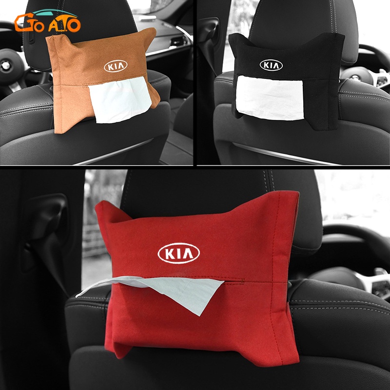 GTIOATO HộP ĐựNg GiấY ĂN Lưng Ghế Xe Hơi TúI Treo Đồ Sau Ghế Ô Tô Hộp Đựng Khăn Giấy Ô Tô HộP ĐựNg GiấY TrêN Xe Ô Tô TúI Treo Sau Ghế Ô Tô Phụ Kiện Xe Hơi Cho KIA Morning Seltos Sonet Carens Soluto Sedona K3 Forte Sorento Rondo