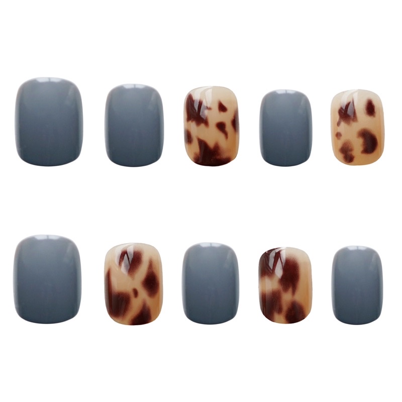 Set 24 móng giả N316 dáng móng ngắn ( Tặng kèm keo và dũa )