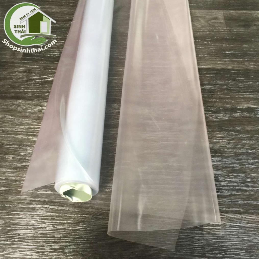 Nửa mét màng nhựa nhám mờ dẻo - - dày 0,5mm - cắt liền thành 1 tấm lớn tùy theo số lần đặt