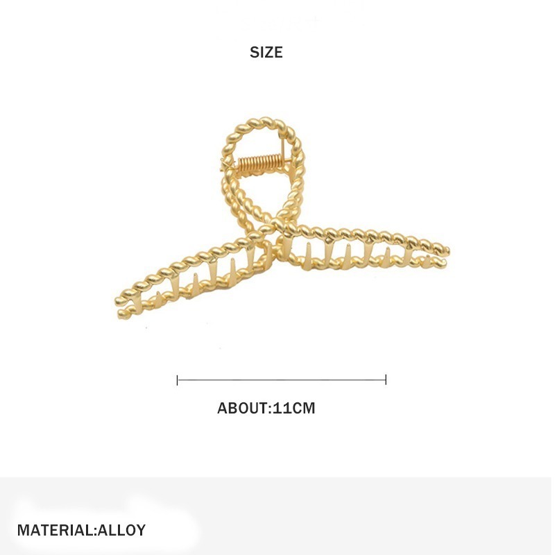 Kẹp Tóc Bằng Kim Loại Phong Cách Hàn Quốc Cho Nữ