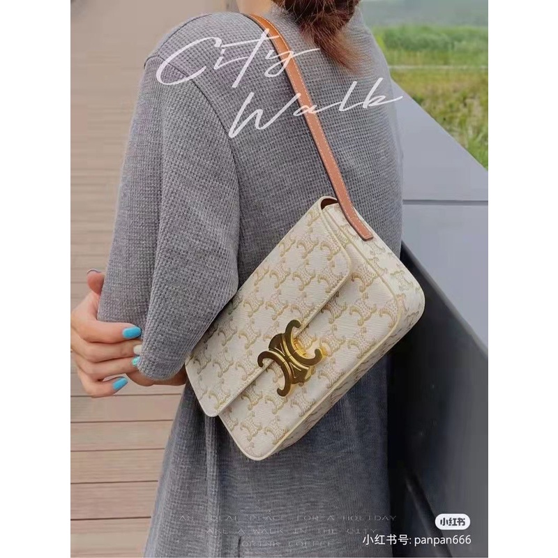 Túi xách nữ mini kẹp nách chất da pu Celin hình chữ nhật xịn đẹp