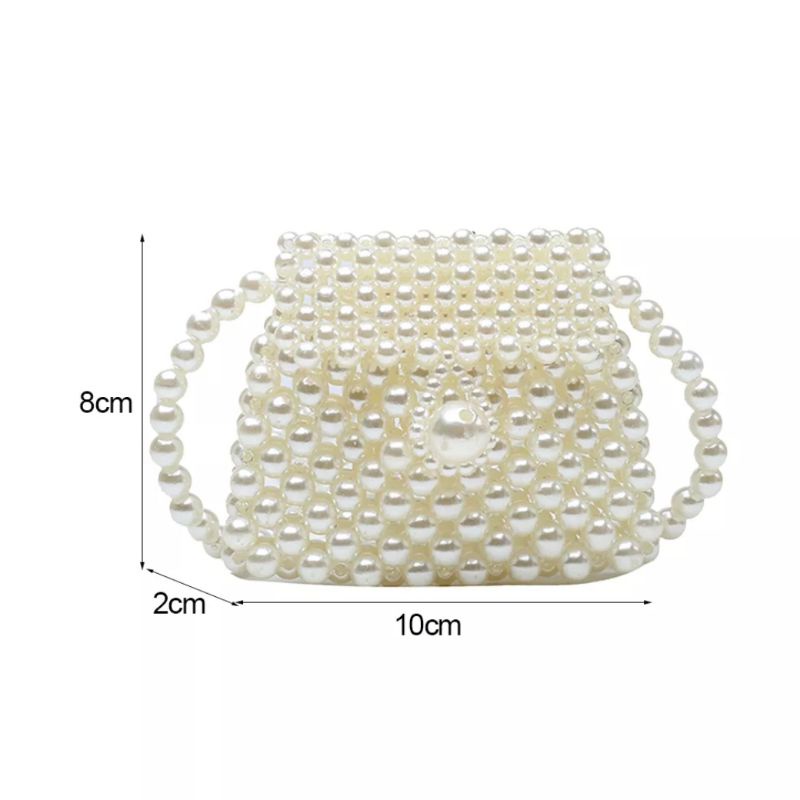 Túi Mini Kết Hạt Siêu Xinh ETSY019/ Túi Ngọc Trai Mini