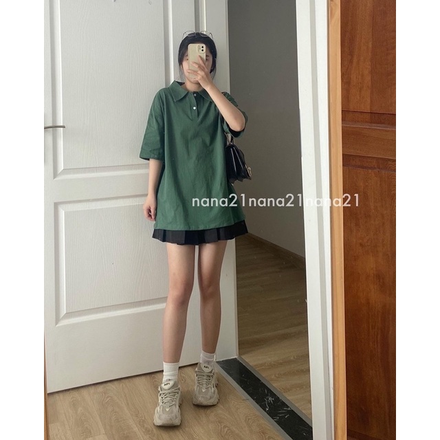 Áo pull polo trơn Nana21 Nanastore21
