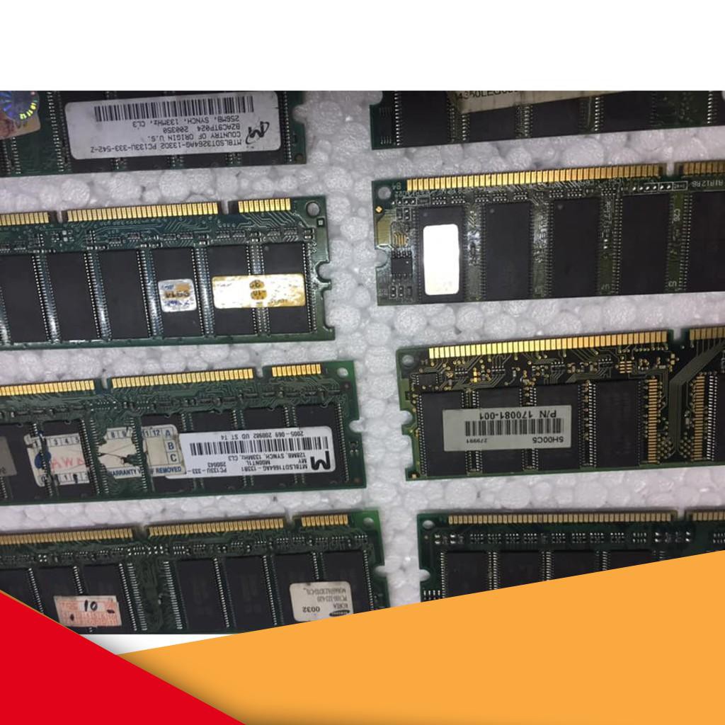 {GOOD} Ram SDRam Máy tính 128Mb PC 100 PC 133