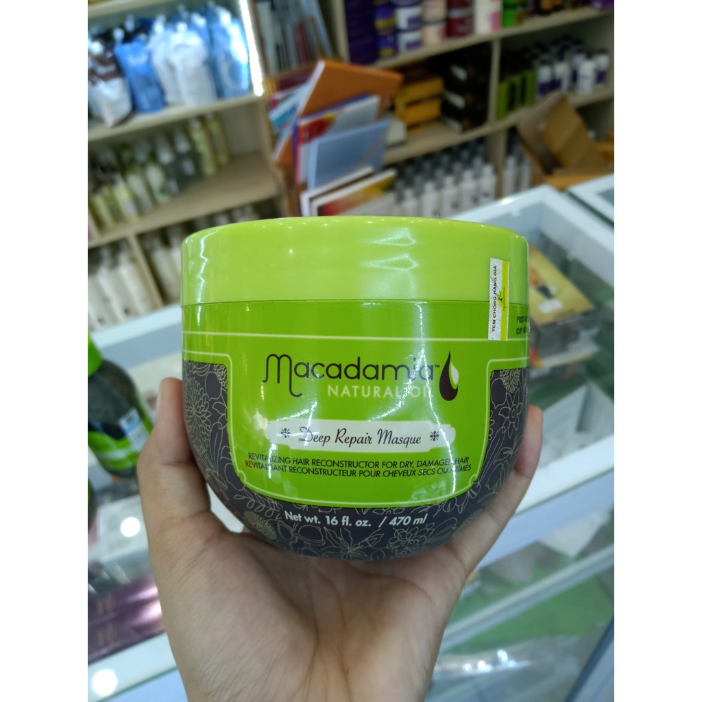 Kem hấp dầu ủ tóc Macadamia- Deep Repair Masque 250ml