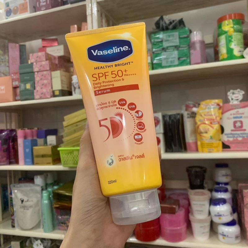 Siêu Phẩm Vaseline 50x Siêu Trắng, Chống Nắng Mới Nhất Vừa Lên Kệ Thái