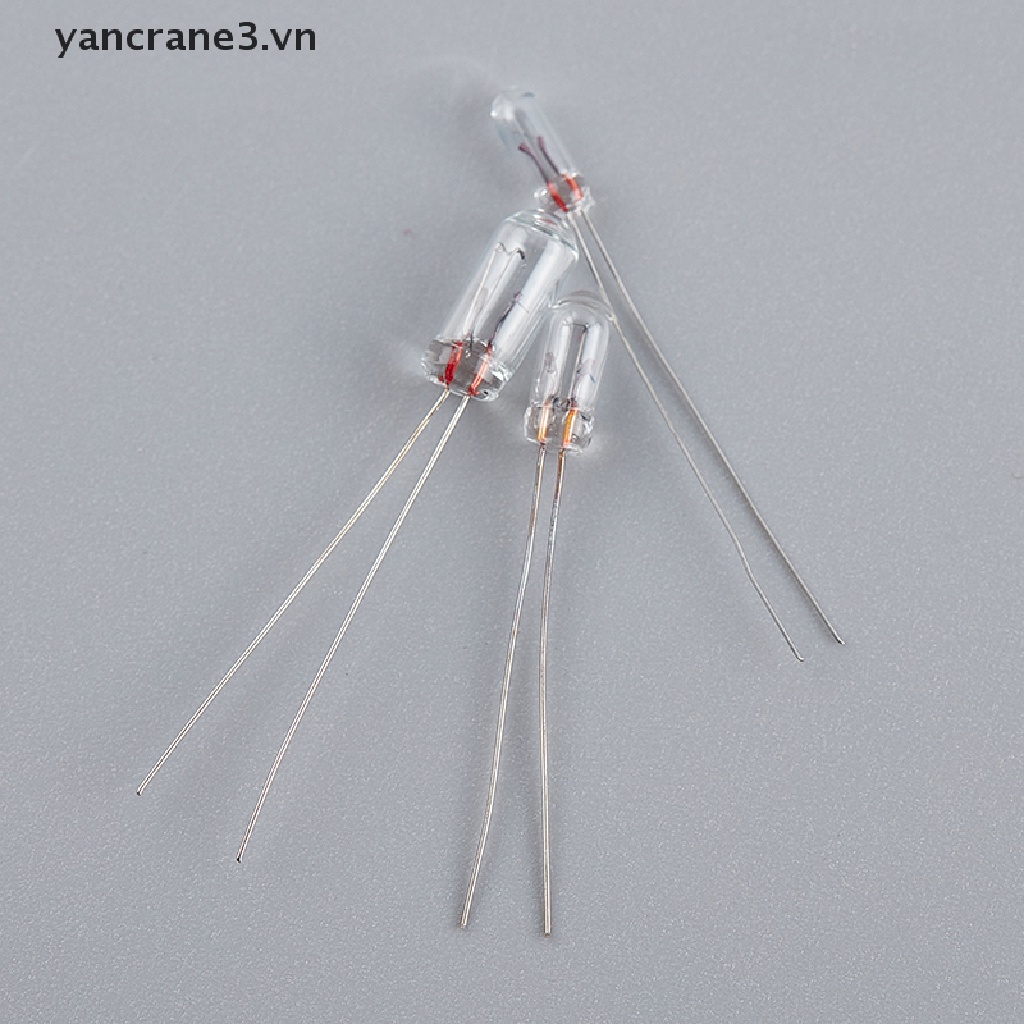 {Home} 10pcs Mini 3/4/5mm 3/6/12/24V Lamp Light Bulb Edison Incandescent Filament Rice {yancrane3.vn}