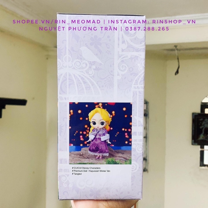 Búp bê - mô hình Rapunzel - CUICUI Disney Characters - Premium Doll ~Rapunzel~ Winter Ver.