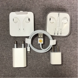[HÀNG CHÍNH HÃNG + BH 1 NĂM] Combo Bộ Phụ Kiện Apple Chính Hãng Cho Iphone - Hàng Zin Bóc Máy